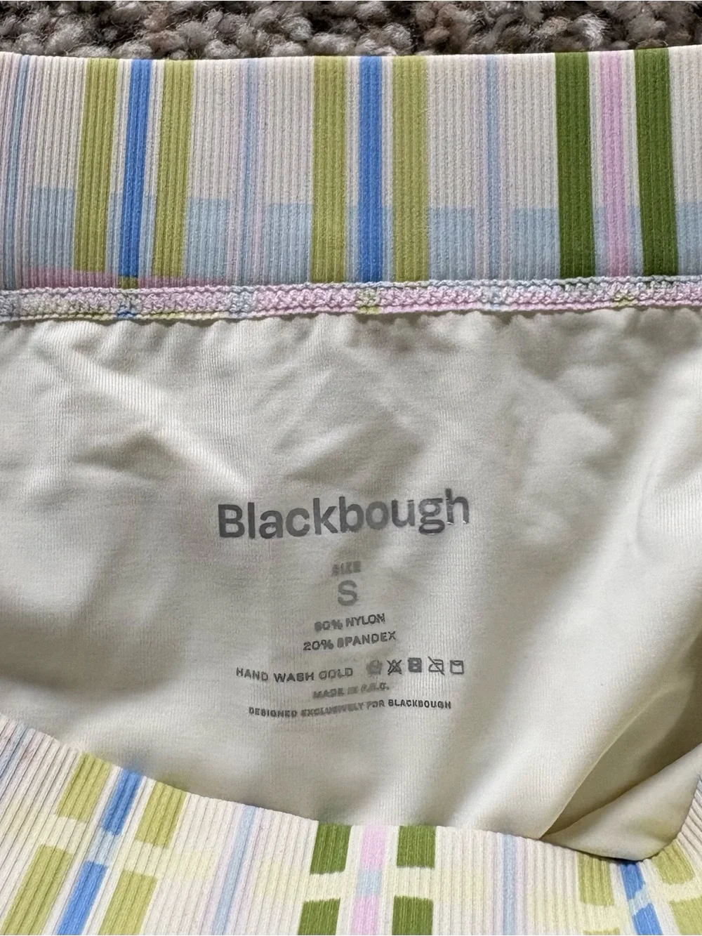 Blackbough Tori swim shorts in sorbet stripe